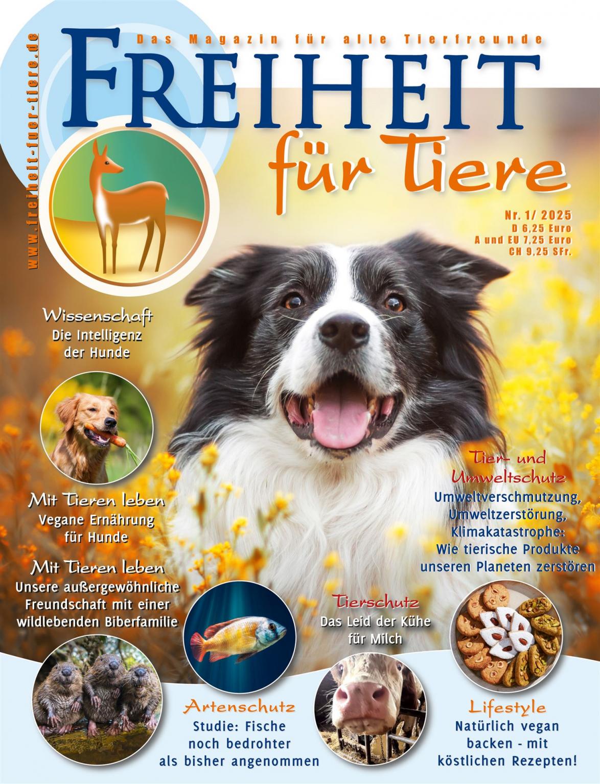Freiheit für Tiere 1-2025 Titel