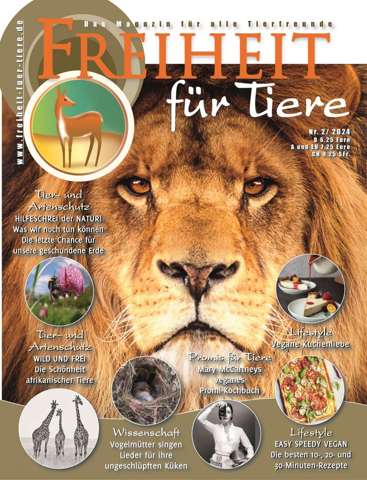 Freiheit für Tiere 2-2024 Titel