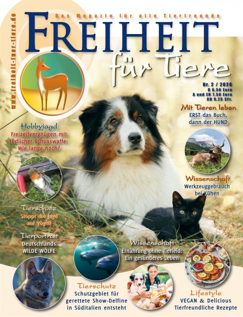 Freiheit für Tiere 2-2026 Titel