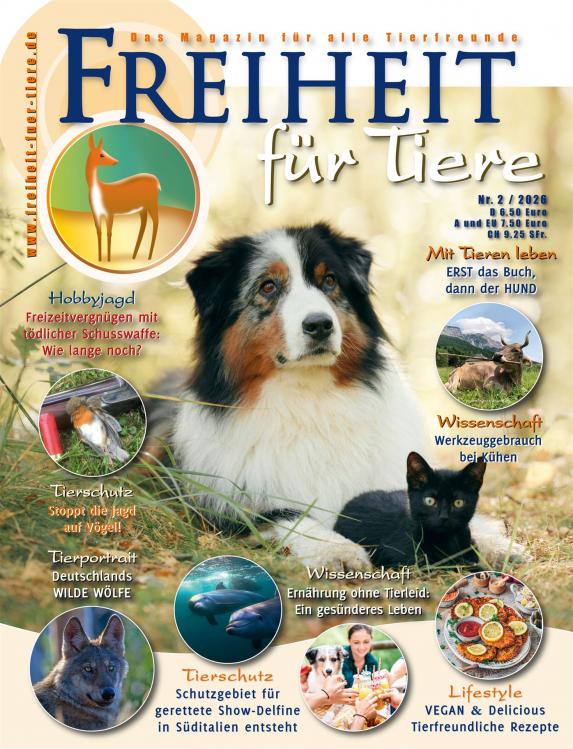 Freiheit für Tiere 2-2026 Titel