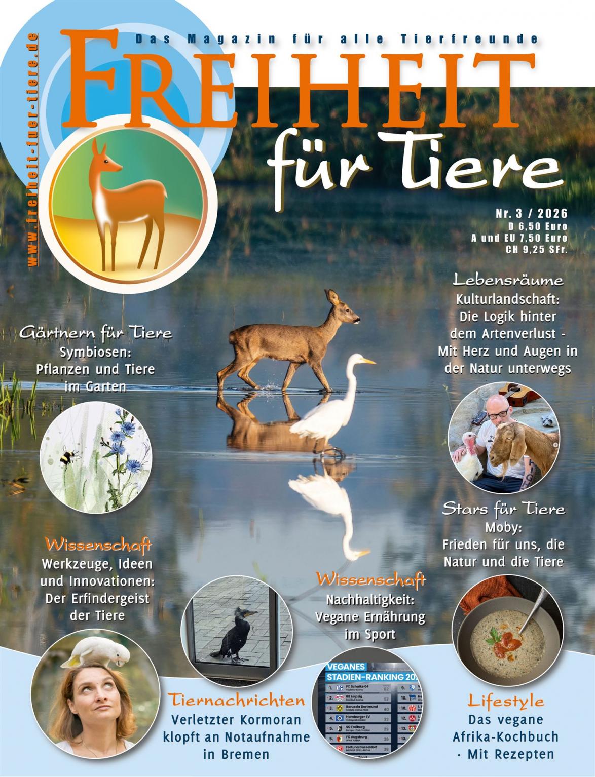 Freiheit für Tiere 3-2026 Titel