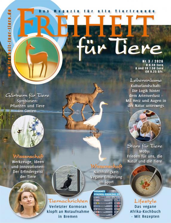 Freiheit für Tiere 3-2026 Titel